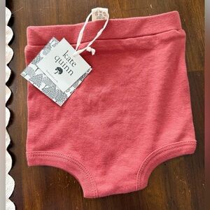 NWT Kate Quinn 100% Cotton Bloomers 6-12 Months Coral Burnt Orange